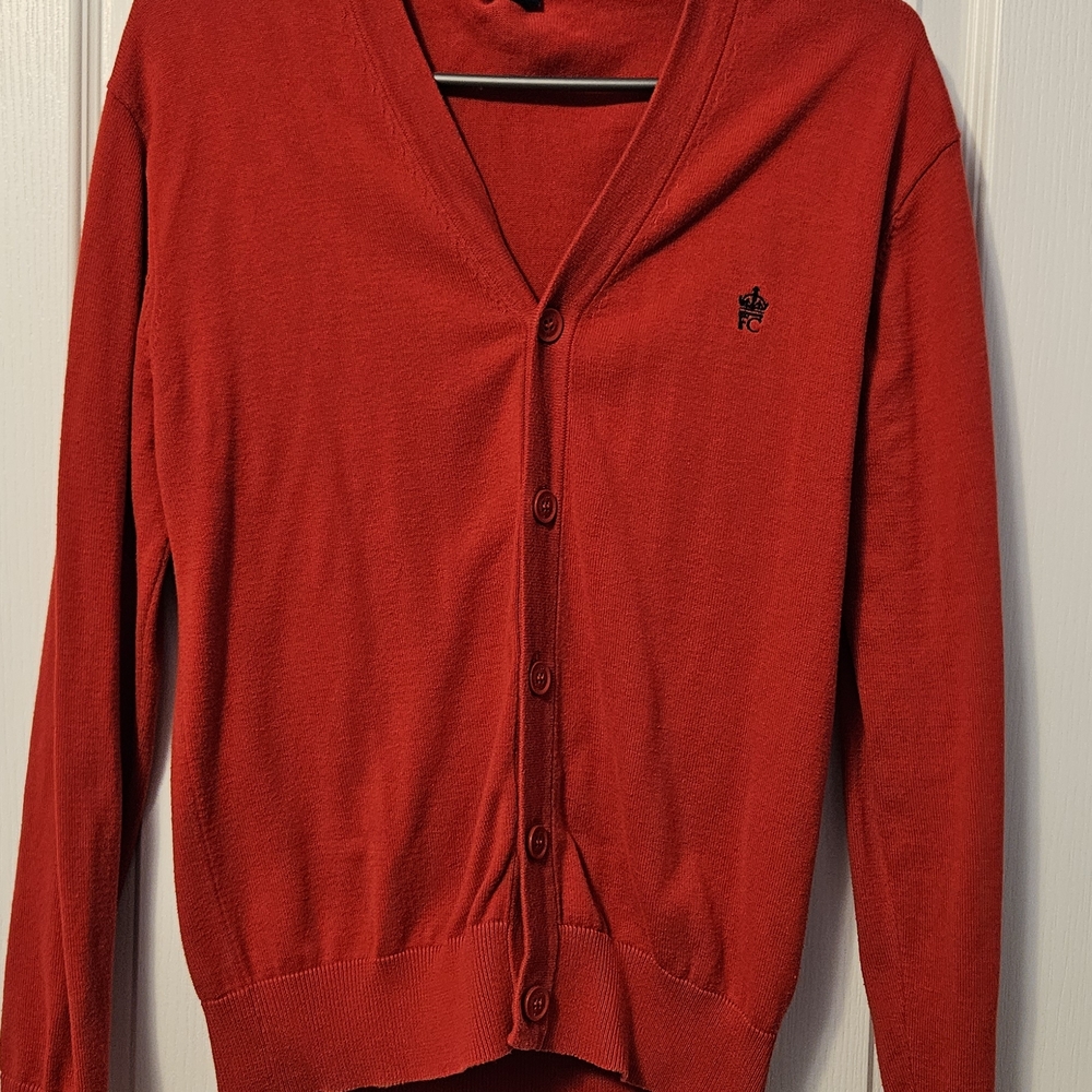 French Connection Vibrant Red Cardigan